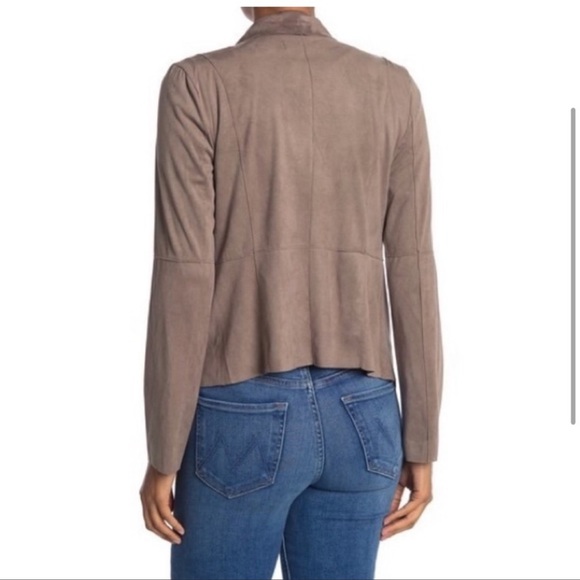 Grey Waterfall Faux Suede Jacket Bought From Nordstrom Rack Size Small NWT Dalia - Picture 2 of 6
